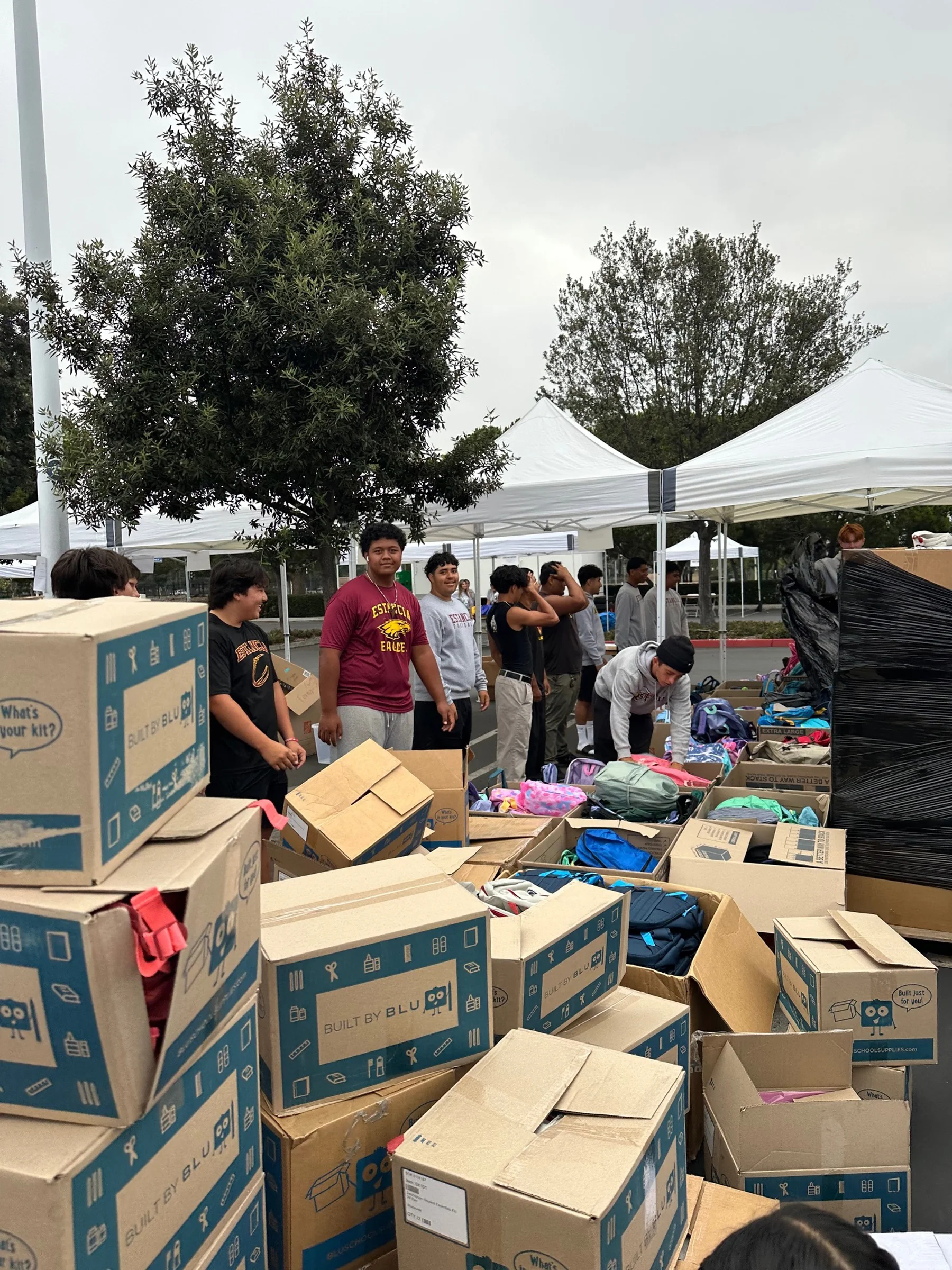 Estancia Players sorting at a Community event